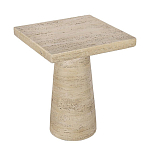 Столик приставной с квадратной столешницей Textured Cream Table варинант исполнения - 2 | Loft Concept в Кирове