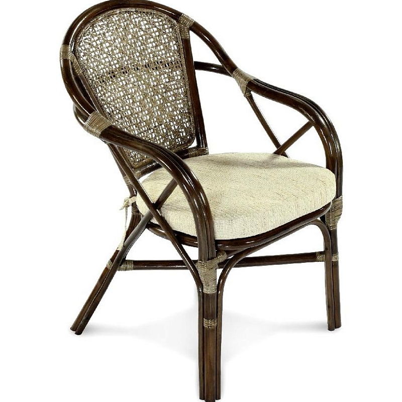 Стул Bamboo classic Коричневый Бежево-серый Стул Bamboo classic Коричневый Бежево-серый в Кирове | Loft Concept