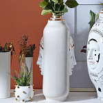 Ваза с золотисто-белыми фрагментами Faces of Imagination варинант исполнения - 9 | Loft Concept в Кирове