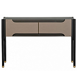 Консоль тёмно-коричневого цвета с 2-мя ящиками Gladstone варинант исполнения - 2 | Loft Concept в Кирове