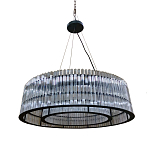 Подвесная люстра круглая Double Glass Sphere варинант исполнения - 1 | Loft Concept в Кирове