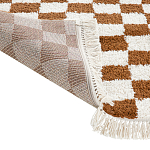 Ковер с шахматным принтом Chess Layout с эффектом шерсти варинант исполнения - 5 | Loft Concept в Кирове