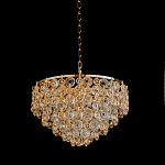 Люстра каскадная с подвесками в форме колец Galaxy of Light варинант исполнения - 4 | Loft Concept в Кирове