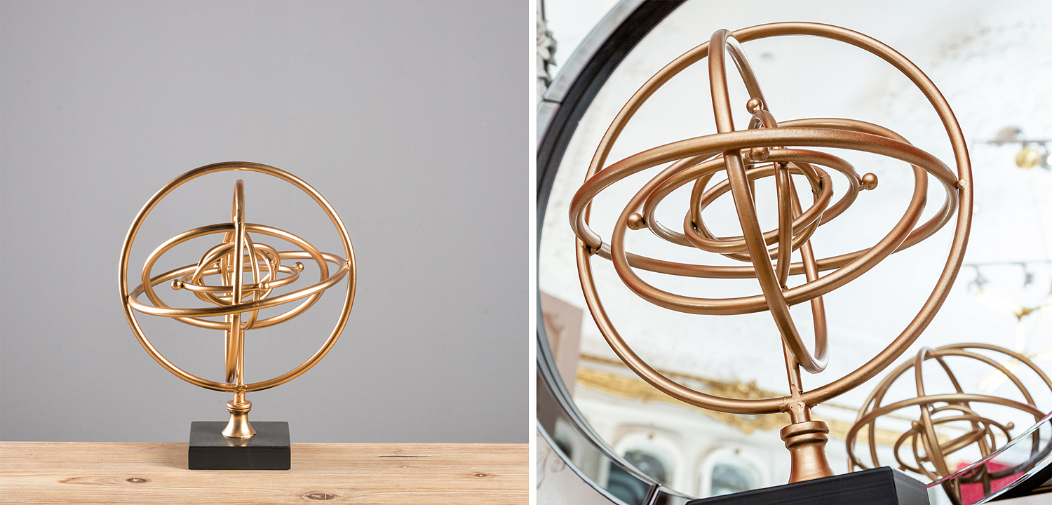 Статуэтка Sphere Sundial gold Статуэтка Sphere Sundial gold - Loft-Concept в Кирове