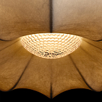 Подвесной светильник с белым фигурным абажуром и мягкими волнистыми краями Cloud Motion  варинант исполнения - 14 | Loft Concept в Кирове