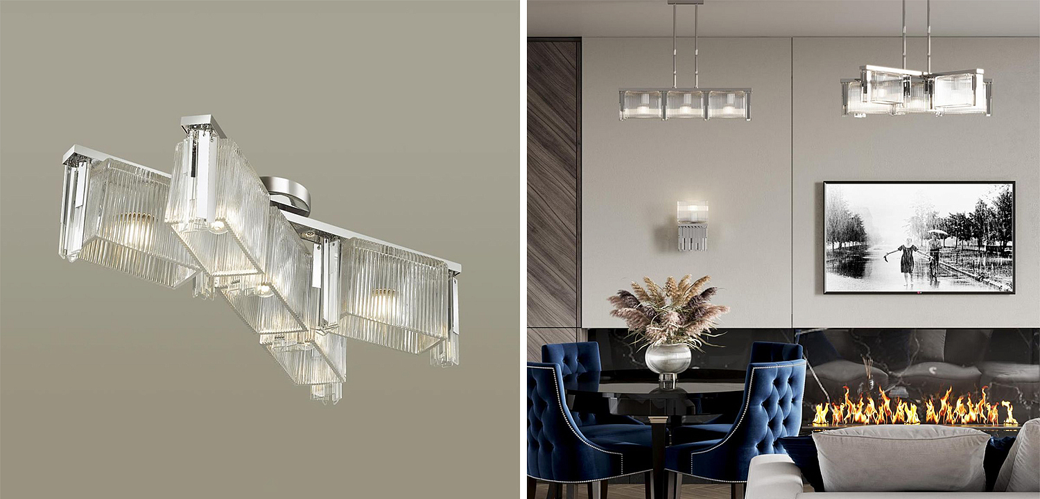 Люстра Madelen Chrome Chandelier 5 Люстра Madelen Chrome Chandelier 5 - Loft-Concept в Кирове