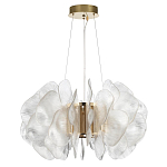 Люстра с декором в виде крупных рельефных лепестков 80 см Ethereal Bloom варинант исполнения - 2 | Loft Concept в Кирове