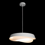 Подвесной светильник круглый белого цвета из металла Vita Cuna варинант исполнения - 2 | Loft Concept в Кирове