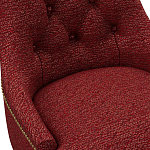 Мебельная ткань Шенилл бордовый цвет 138 см T4-23 варинант исполнения - 6 | Loft Concept в Кирове