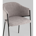 Стул Brace букле серый варинант исполнения - 2 | Loft Concept в Кирове