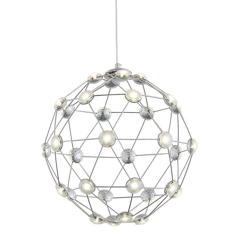 Люстра Fulleren Chandelier Хром Люстра Fulleren Chandelier Хром в Кирове | Loft Concept