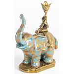 Фарфоровый подсвечник Слон с эмоцией Fluens варинант исполнения - 3 | Loft Concept в Кирове