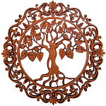 Панно из дерева LeafBerry Panel With Trees варинант исполнения - 1 | Loft Concept в Кирове