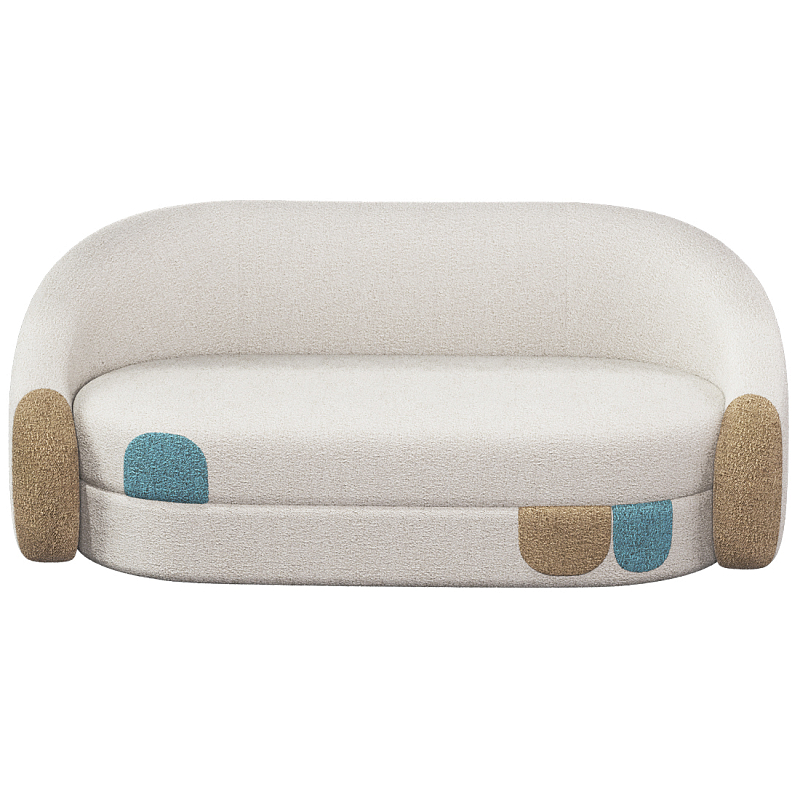 Дизайнерский Диван Undina Молочный Песочный Голубой в Кирове | Loft Concept 