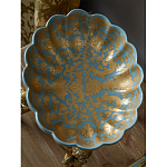 Чаша с орнаментом на бронзовых ножках в виде ангелов Eden Garden варинант исполнения - 4 | Loft Concept в Кирове