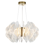 Люстра с декором в виде крупных рельефных лепестков 80 см Ethereal Bloom варинант исполнения - 4 | Loft Concept в Кирове