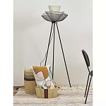 Торшер с трехъярусным плафоном из металлической сетки Metal Mesh Floor Lamp варинант исполнения - 3 | Loft Concept в Кирове