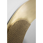 Зеркало золотое со вставками в виде геометрических фигур варинант исполнения - 3 | Loft Concept в Кирове