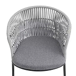 Кресло с декоративным плетением на спинке и подлокотниках Armchair Weaving варинант исполнения - 5 | Loft Concept в Кирове