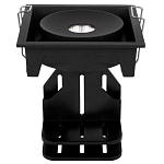 Встраиваемый спот светодиодный черного цвета квадратной формы из металла Pure Square варинант исполнения - 4 | Loft Concept в Кирове