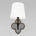 Бра с белым текстильным абажуром и фигурным основанием с зеркальной вставкой Vitorino варинант исполнения - 18 | Loft Concept в Кирове