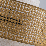 Подвесной светильник с декоративным поясом из плетеного бамбука Biuloggicu варинант исполнения - 9 | Loft Concept в Кирове