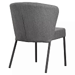 Стул серый с широкой закругленной спинкой Chair Gray Attractive варинант исполнения - 3 | Loft Concept в Кирове