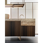 Кухонный гарнитур из массива дуба и камня Ratio Dada Engenereed варинант исполнения - 12 | Loft Concept в Кирове