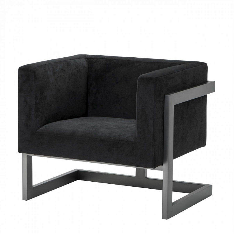 Кресло Eichholtz Chair Mendoza Черный Темная бронза Кресло Eichholtz Chair Mendoza Черный Темная бронза в Кирове | Loft Concept