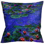 Подушка декоративная с цветочным принтом Impressionism in Art варинант исполнения - 2 | Loft Concept в Кирове