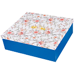 Чайный сервиз из фарфора синий на 6 персон 14 предметов Flower Porcelain Collection варинант исполнения - 4 | Loft Concept в Кирове