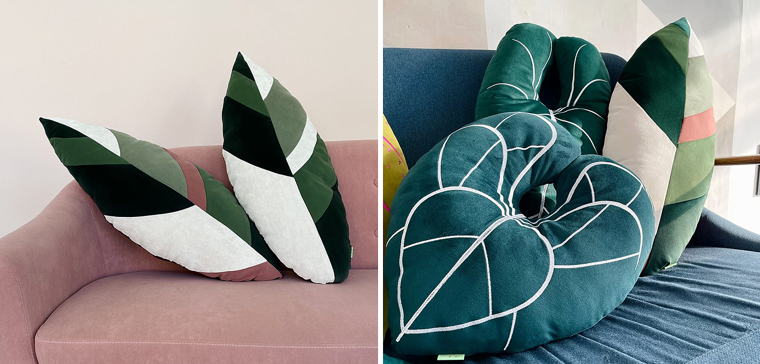 Декоративная подушка Botanical Cushion Stromanta Sanguinea Декоративная подушка Botanical Cushion Stromanta Sanguinea - Loft-Concept в Кирове