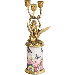 Фарфоровый подсвечник Лебедь с ангелом Asse варинант исполнения - 1 | Loft Concept в Кирове