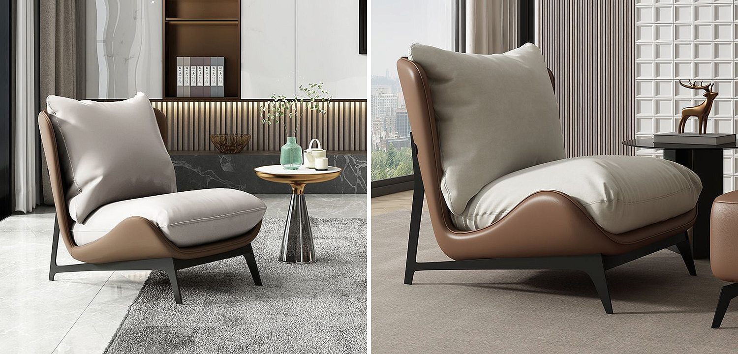 Кресло Maxwell White Textile Leather Armchair Кресло Maxwell White Textile Leather Armchair - Loft-Concept в Кирове