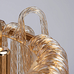 Люстра с подвесными рифлеными стеклянными трубками Nembus варинант исполнения - 9 | Loft Concept в Кирове