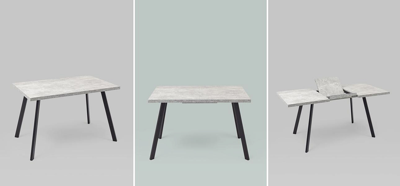 Стол обеденный Harris Collection столешница бетон Стол обеденный Harris Collection столешница бетон - Loft-Concept в Кирове