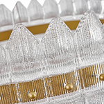 Люстра круглая с декоративными элементами в виде лепестков Round Light Flashing варинант исполнения - 7 | Loft Concept в Кирове