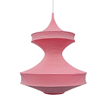 Подвесной вязаный розовый светильник «Моника» варинант исполнения - 1 | Loft Concept в Кирове