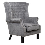 Кресло Charlie Armchair grey velour варинант исполнения - 1 | Loft Concept в Кирове