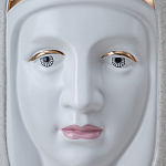 Ваза с золотисто-белыми фрагментами Faces of Imagination варинант исполнения - 6 | Loft Concept в Кирове