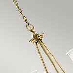 Люстра с прозрачными плафонами из пузырчатого стекла Kichler варинант исполнения - 5 | Loft Concept в Кирове