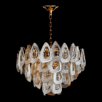 Люстра с многослойными белыми и прозрачными подвесками Character Chandelier варинант исполнения - 1 | Loft Concept в Кирове