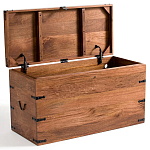 Деревянный сундук из массива манго Mango Wooden Chest Brown варинант исполнения - 5 | Loft Concept в Кирове