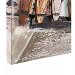 Панно декоративное в морском стиле Seascape and Surfing I варинант исполнения - 3 | Loft Concept в Кирове