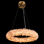 Люстра кольцевая с частичками натурального горного хрусталя Crystal Shimmer варинант исполнения - 1 | Loft Concept в Кирове
