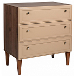 Комод бежевый из массива бука с 3-мя ящиками Wenge Light варинант исполнения - 1 | Loft Concept в Кирове