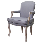 Кресло Aubrey Classical Armchair grey flax варинант исполнения - 3 | Loft Concept в Кирове