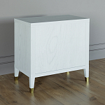 Прикроватная тумбочка с полкой Elsa Dreams White варинант исполнения - 4 | Loft Concept в Кирове