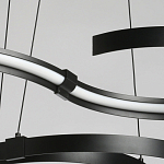 Люстра подвесная светодиодная в виде волнообразной ленты Ribbon Vortex варинант исполнения - 5 | Loft Concept в Кирове