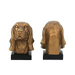 Держатель для книг с бронзовыми фигурками головы собаки Dog Elegance  варинант исполнения - 3 | Loft Concept в Кирове